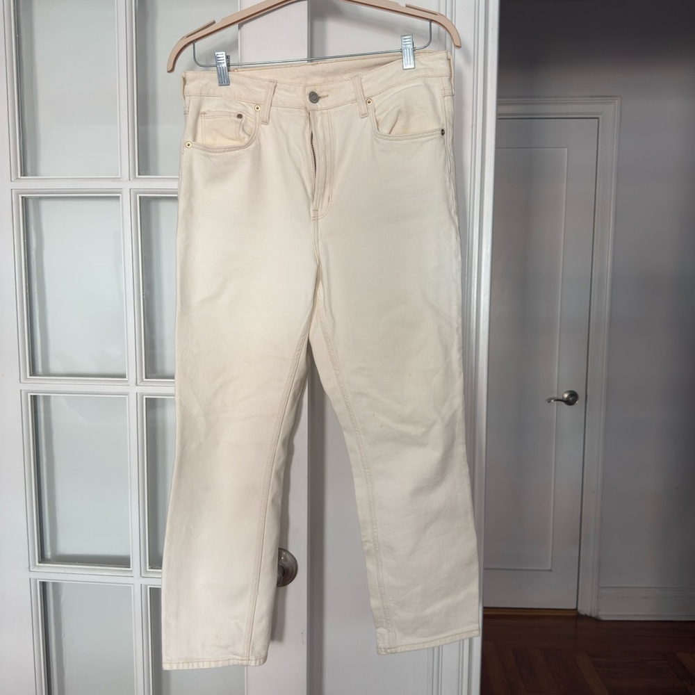 Women's Cream Jeans